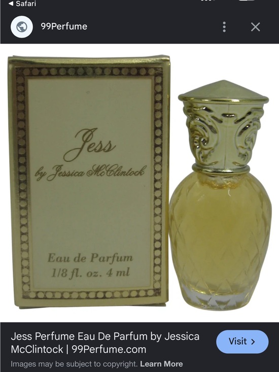 Jessica McClintock Other - Jessica McClintock Jess Mini Perfume Bottle in Gold 🦋